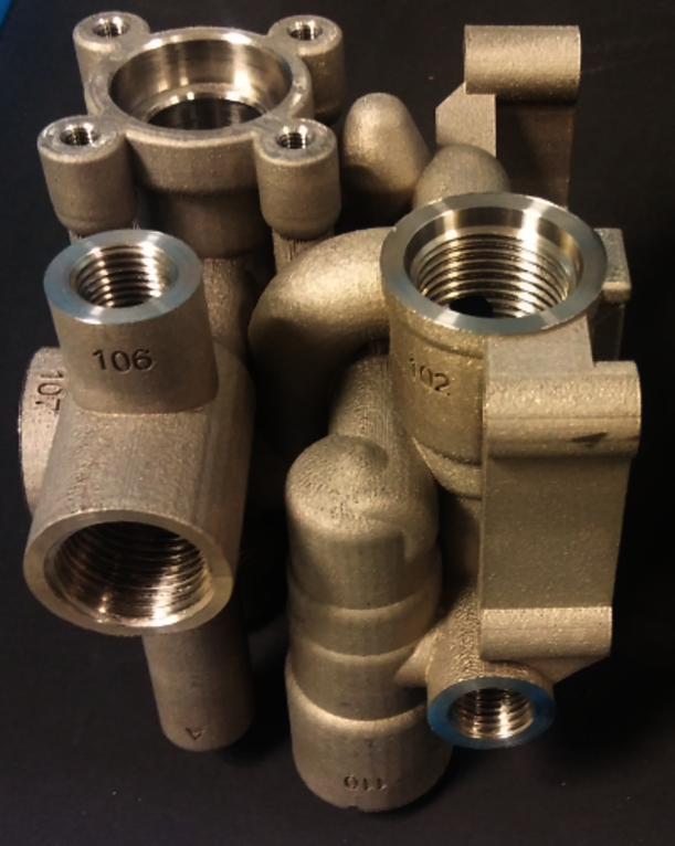 Hydraulic Block additively manufactured © IK4-Lortek